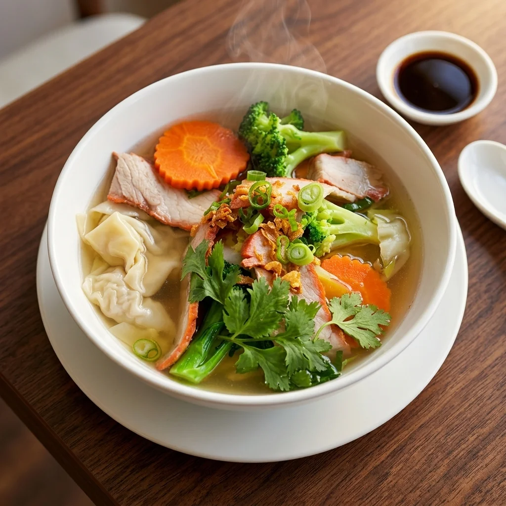 Deluxe Wonton Soup at Pho Binh Minh, Winnipeg